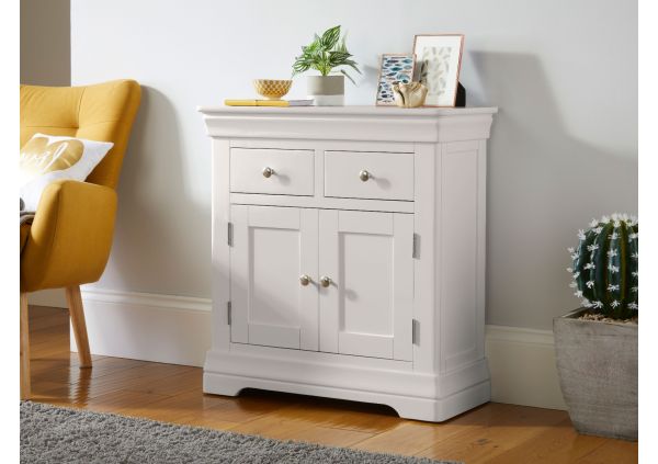 Toulouse Grey Painted Small 80cm Sideboard | Fully Assembled