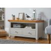 Cheshire Grey Painted 95cm Wide TV Unit with Drawer - 10% OFF CODE SAVE - 2