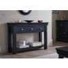 Toulouse Black Painted 3 Drawer Large Assembled Console Table - BLACK FRIDAY SALE - 2