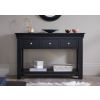 Toulouse Black Painted 3 Drawer Large Assembled Console Table - BLACK FRIDAY SALE - 4