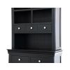 Toulouse Black Painted 100cm Buffet and Hutch Dresser Display Unit - BLACK FRIDAY SALE - 4