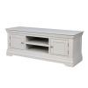 Toulouse Large Grey Painted Assembled TV Unit 2 Doors and Shelf - WINTER SALE - 4