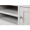 Toulouse Large Grey Painted Assembled TV Unit 2 Doors and Shelf - WINTER SALE - 8