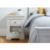 Toulouse Grey Painted One Drawer Fully Assembled Bedside Table - 10% OFF WINTER SALE - 8