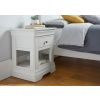 Toulouse Grey Painted One Drawer Fully Assembled Bedside Table - 10% OFF WINTER SALE - 9