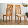 Westfield Solid Oak Chair Cream Leather - 10% OFF BLACK FRIDAY SALE - 2