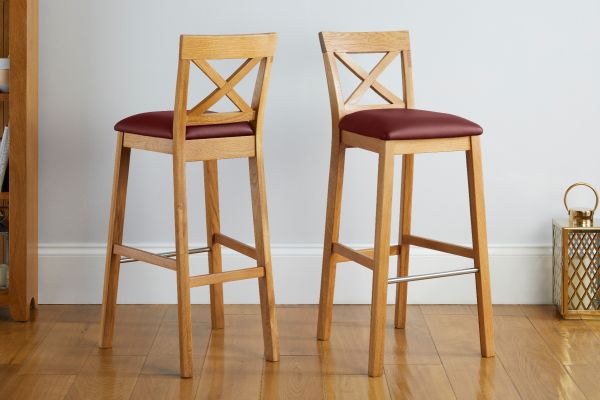 Cross cord bar deals stool