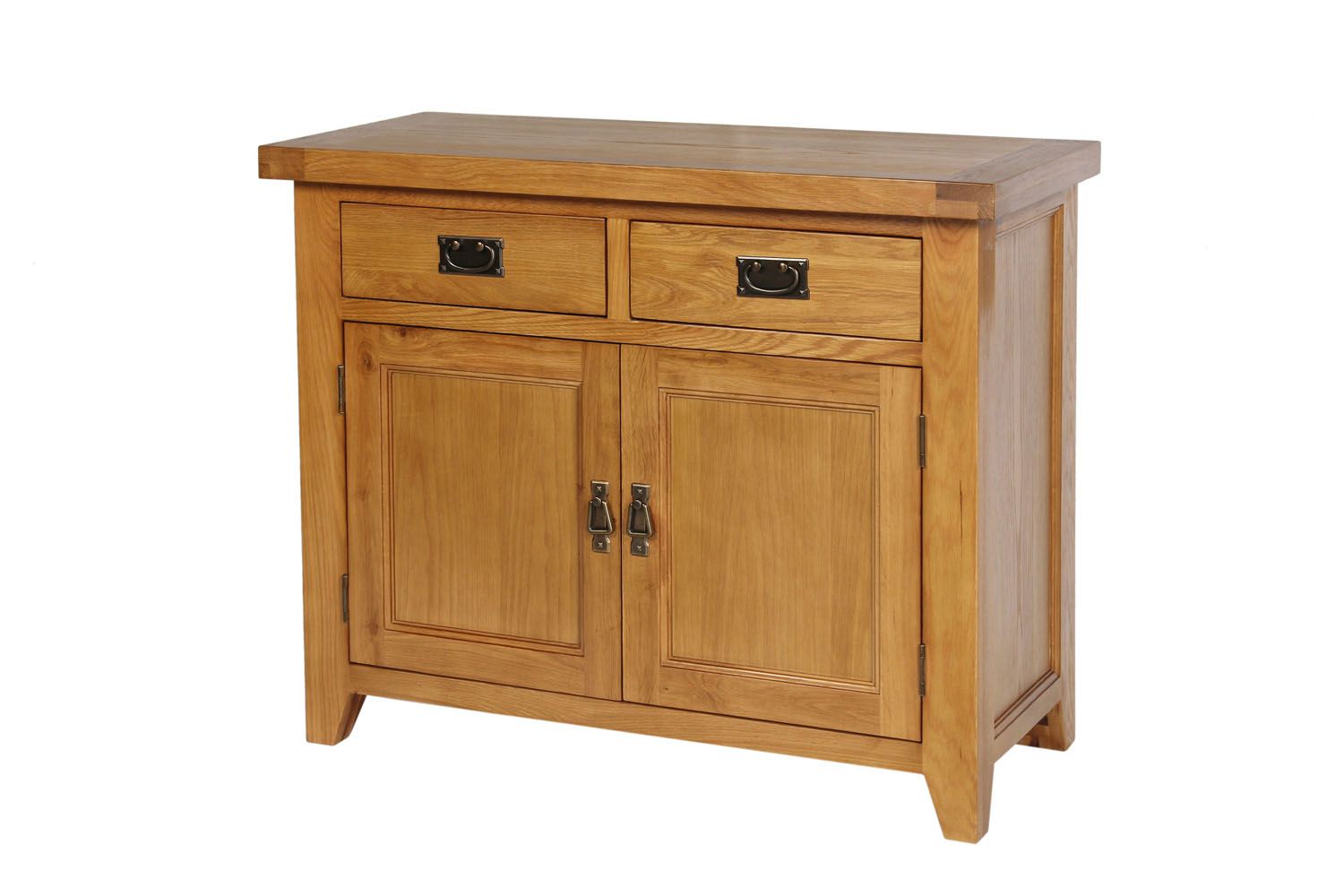 100cm Small Country Oak Sideboard - Free Delivery | Top Furniture